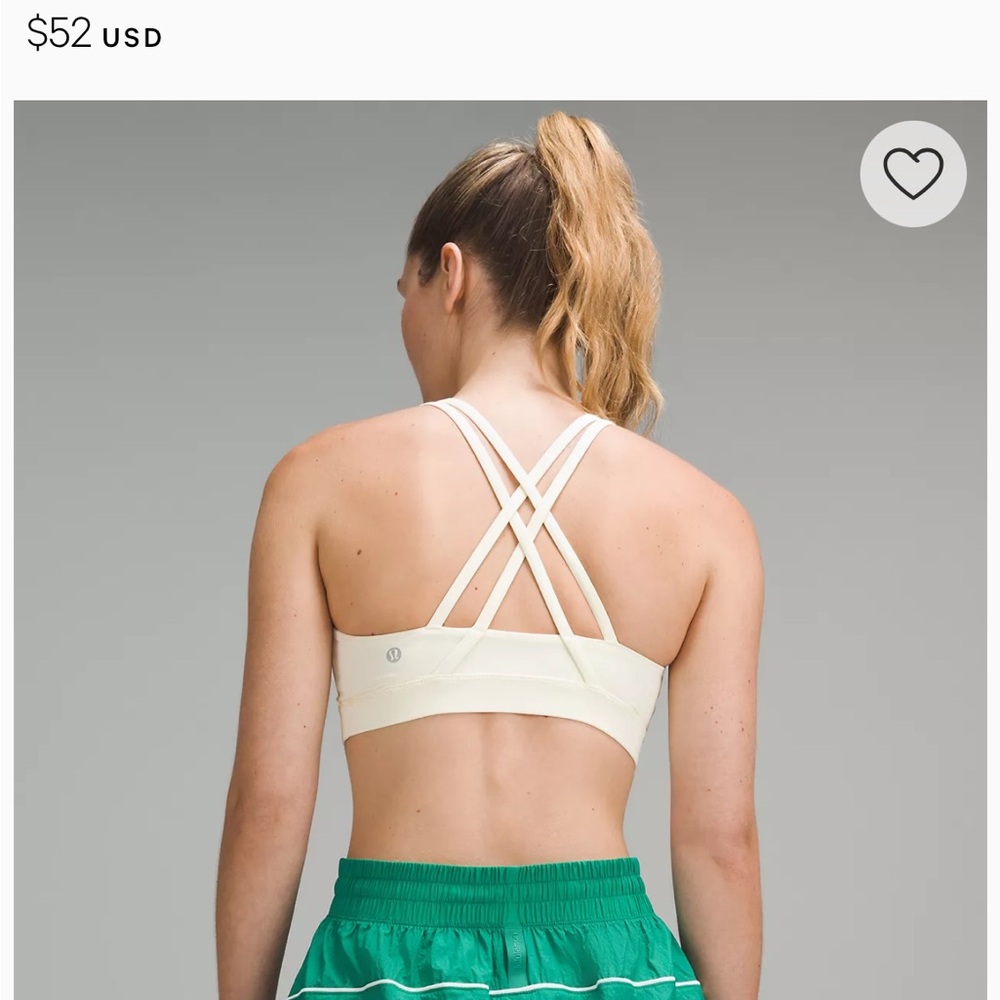 RED size 4 Lululemon Energy Bra. Sold out color, identical stitching
